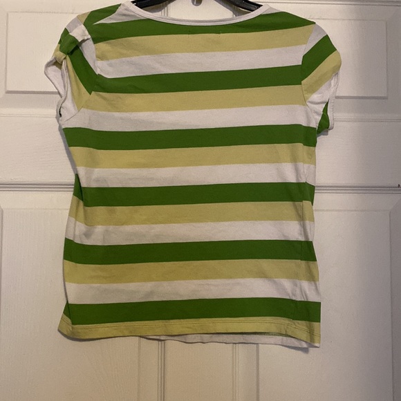 Women’s Green Striped Shirt - Picture 5 of 5